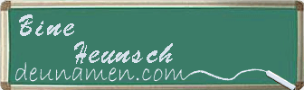 Bine Heunsch Visitenkarte